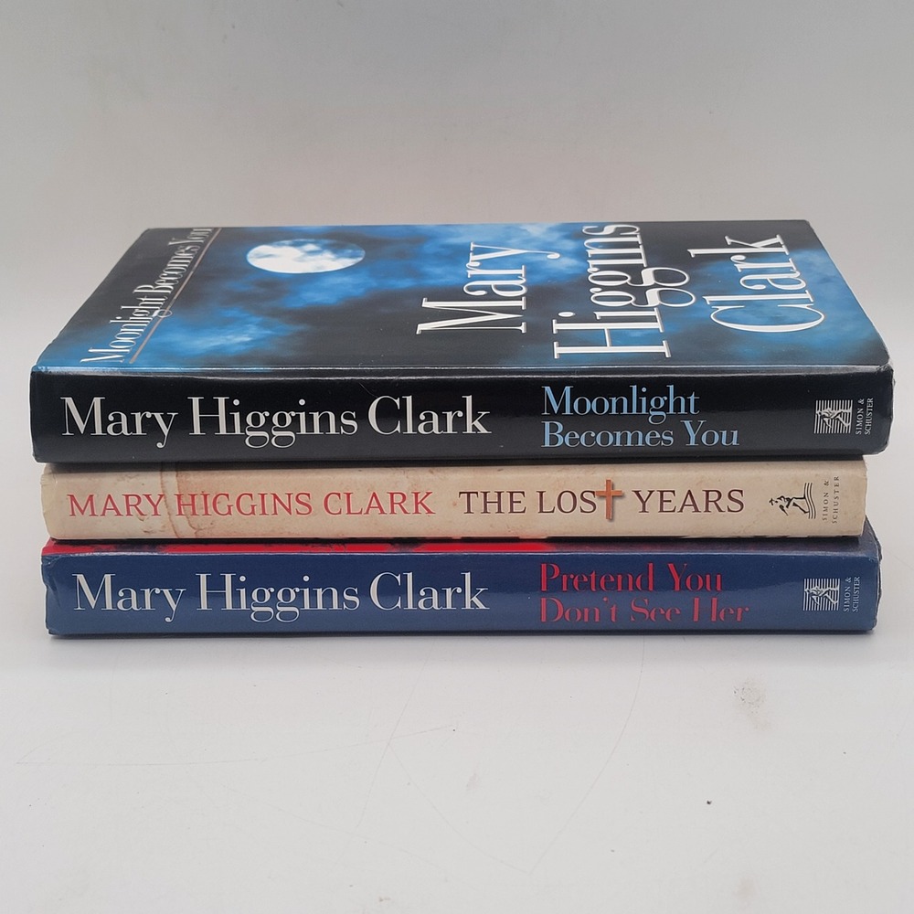 Mary Higgins Clark 3 Book Lot Hardcover Mixed Printing Suspense Mystery Good‎